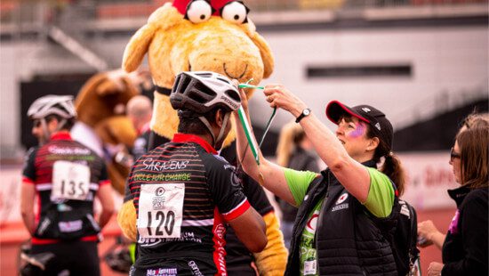 SARACENS CYCLE FOR CHANGE SUCCESS