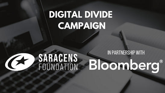 Bloomberg Partners with the Saracens Foundation on the Digital Divide Campaign!